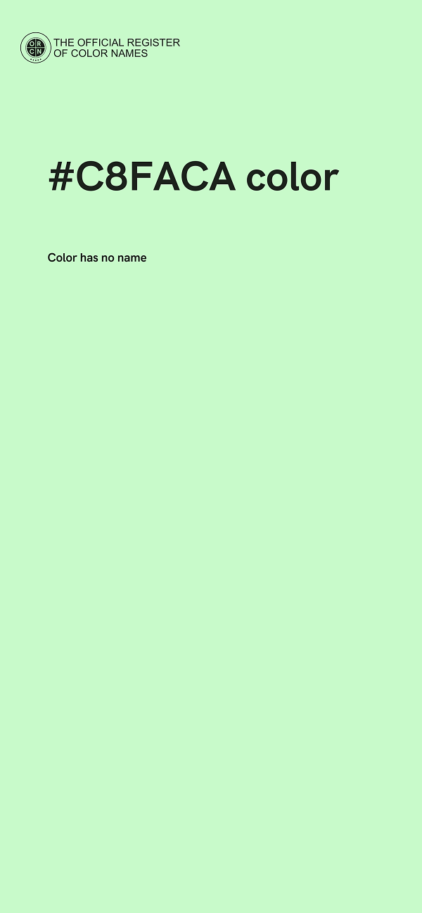 #C8FACA color image