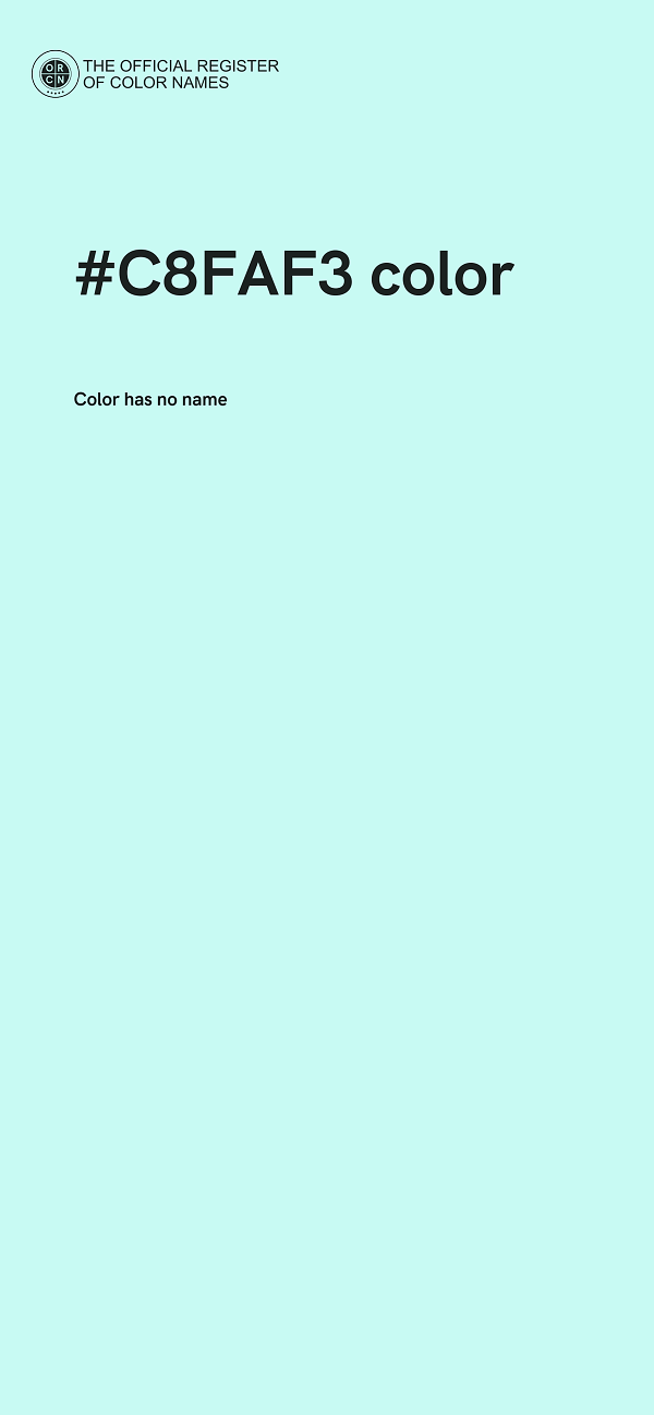 #C8FAF3 color image