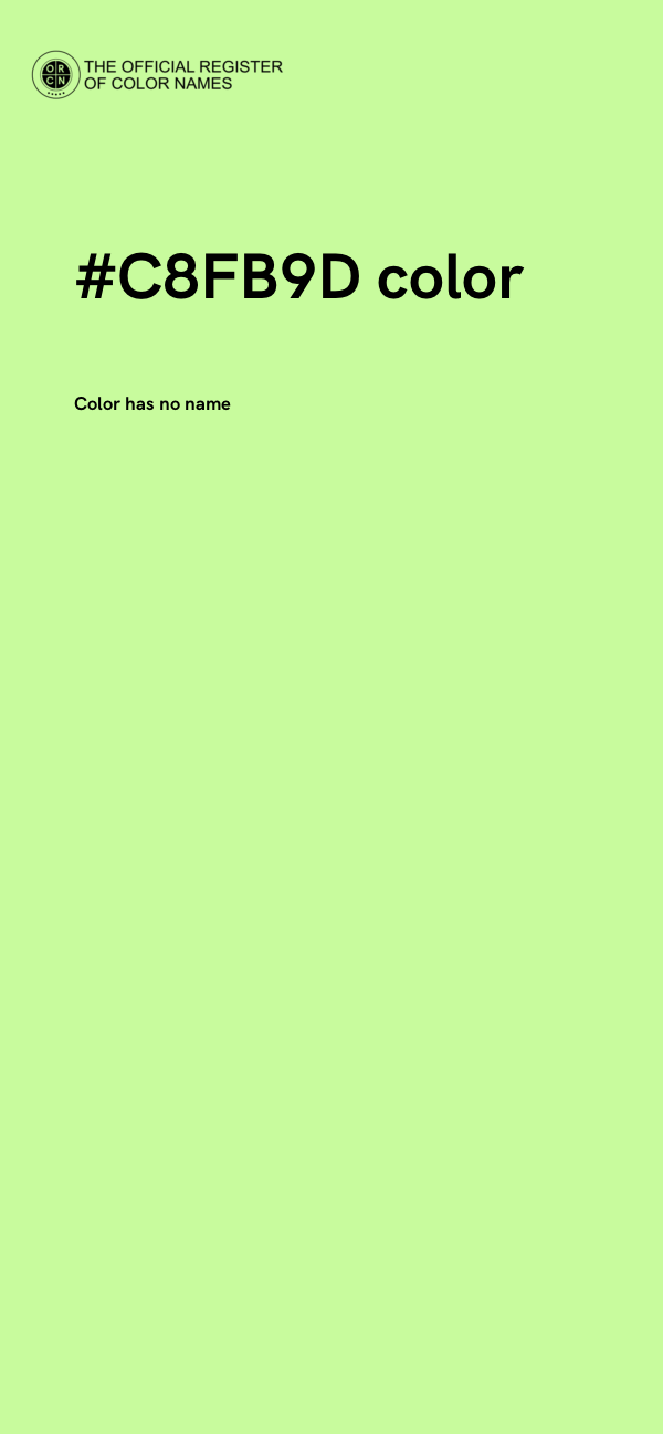 #C8FB9D color image