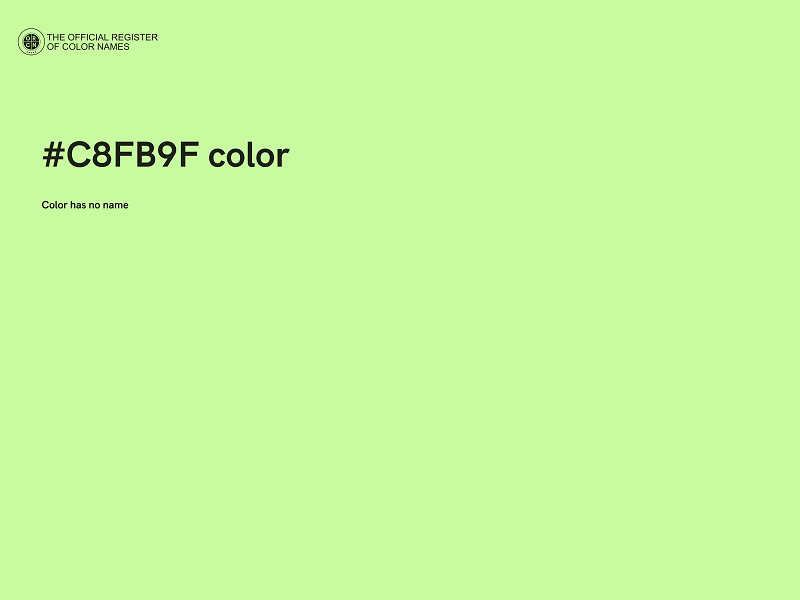 #C8FB9F color image