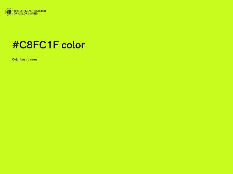 #C8FC1F color image