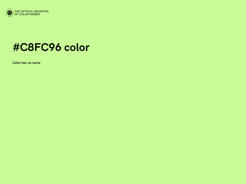 #C8FC96 color image