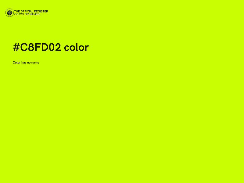#C8FD02 color image