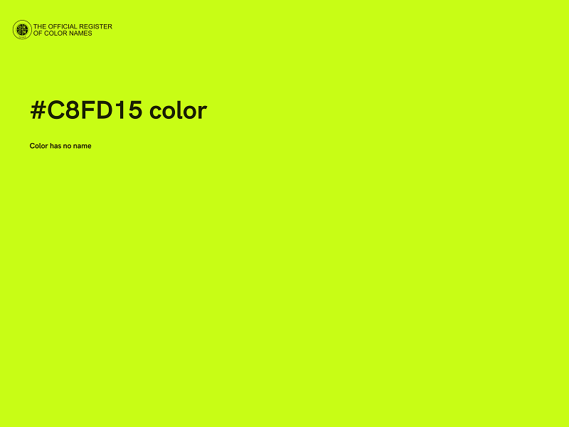 #C8FD15 color image