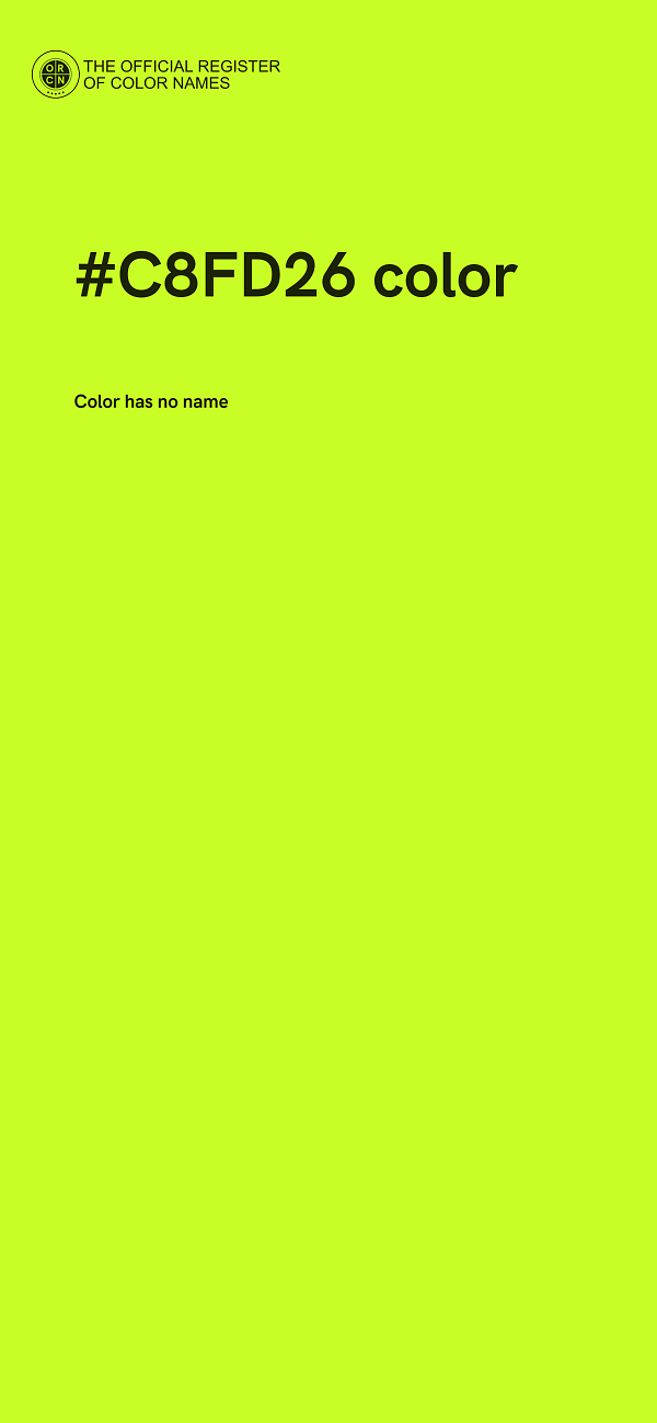 #C8FD26 color image