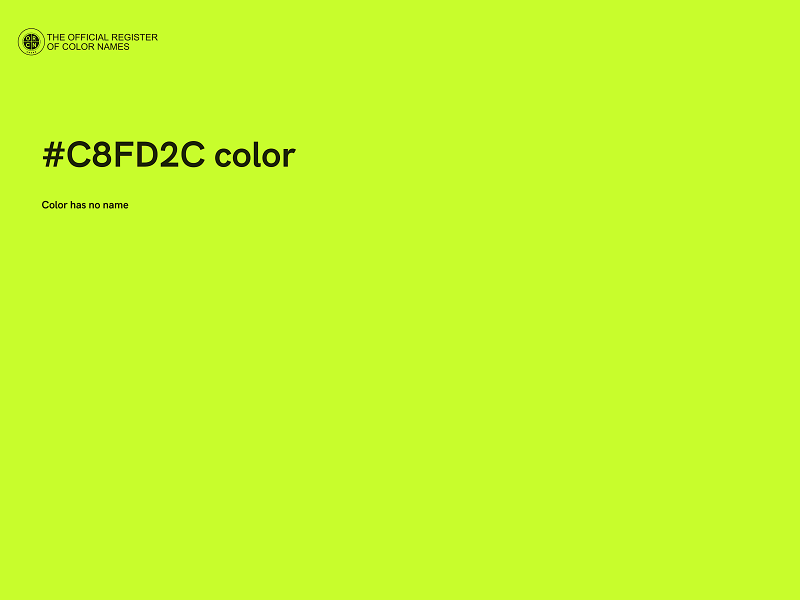 #C8FD2C color image