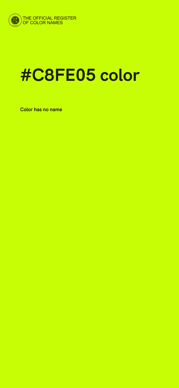 #C8FE05 color image