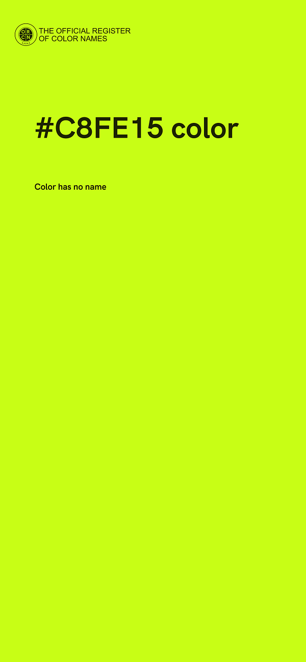 #C8FE15 color image