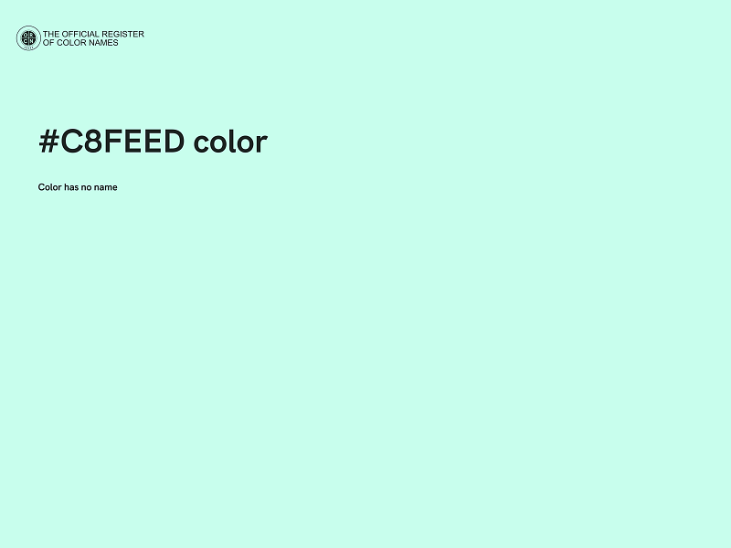 #C8FEED color image