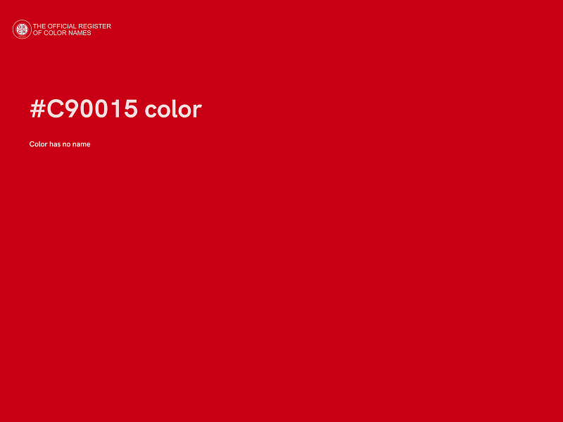 #C90015 color image