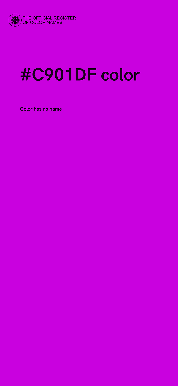 #C901DF color image