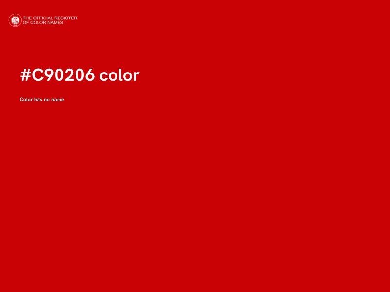 #C90206 color image