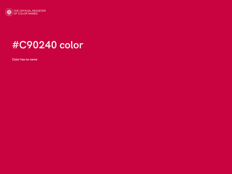 #C90240 color image