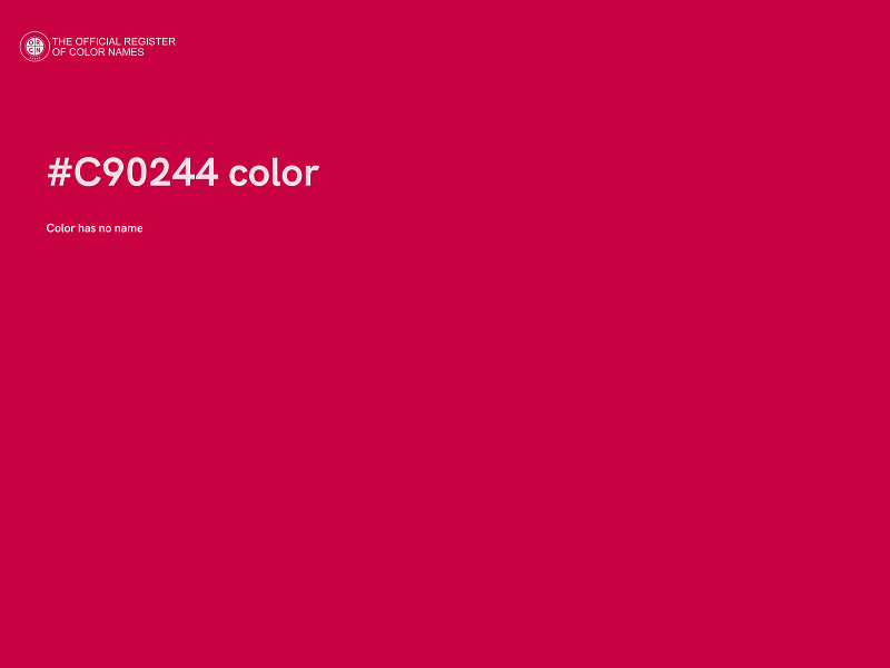 #C90244 color image