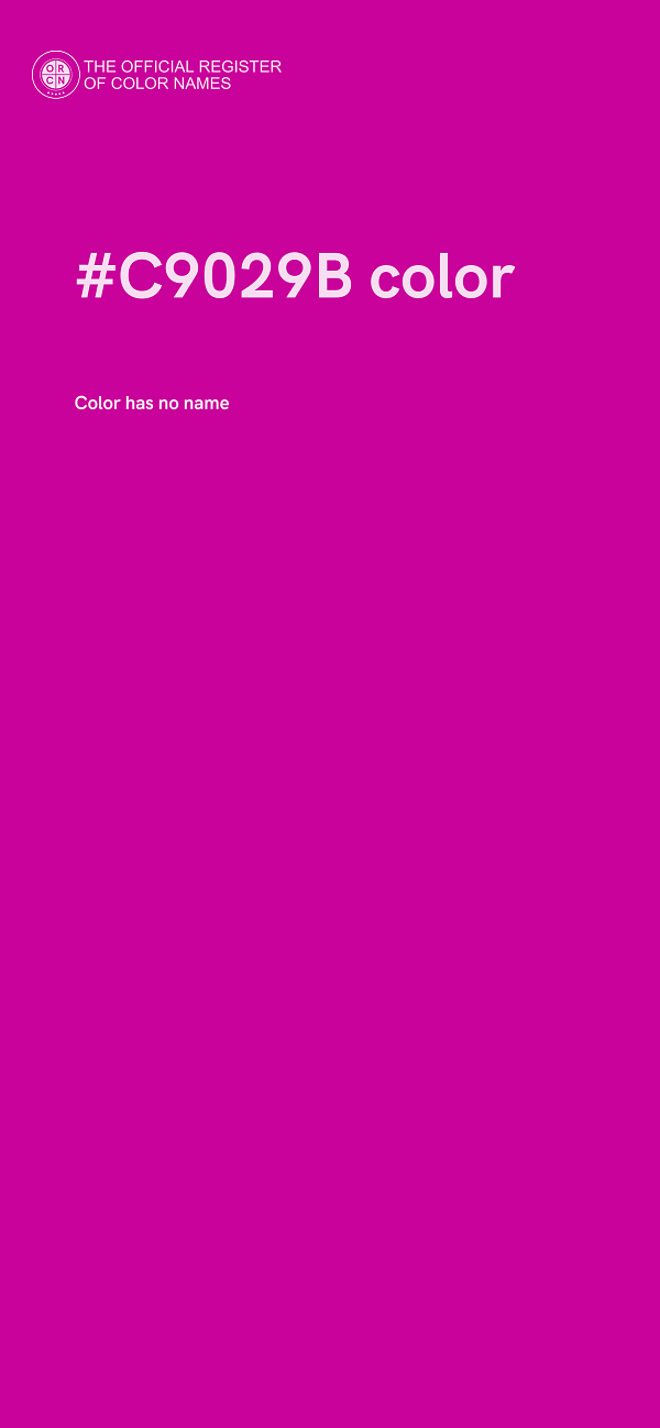 #C9029B color image
