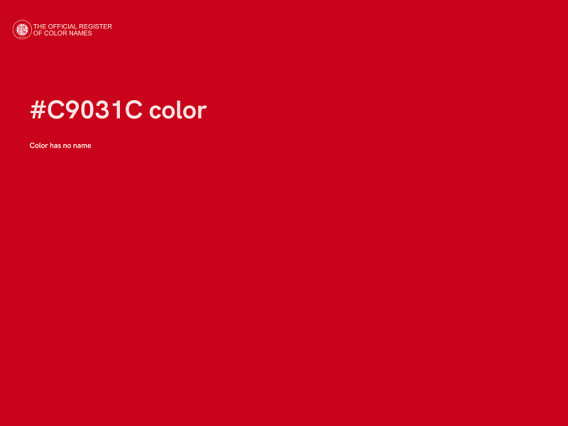 #C9031C color image