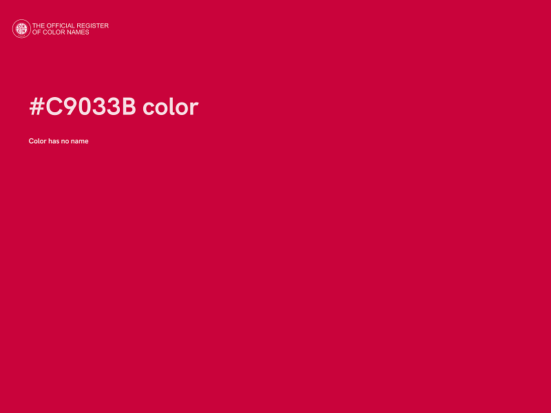 #C9033B color image