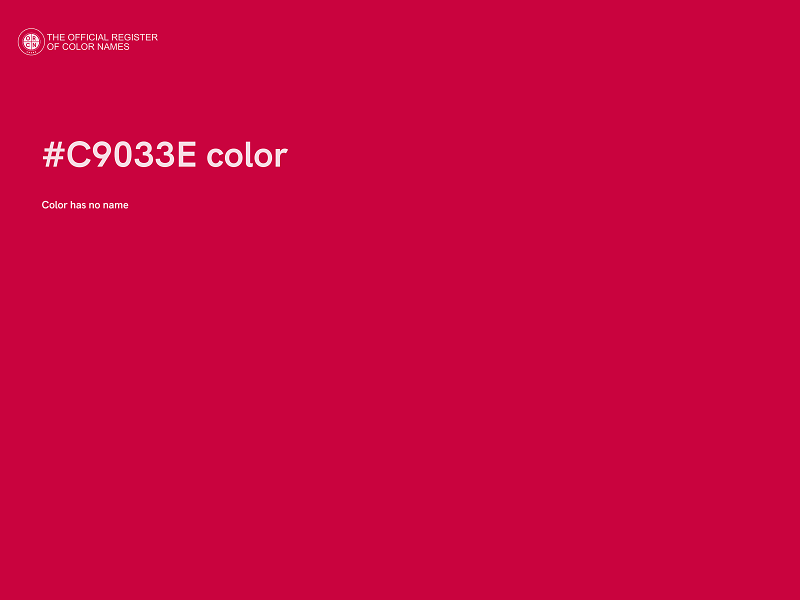 #C9033E color image
