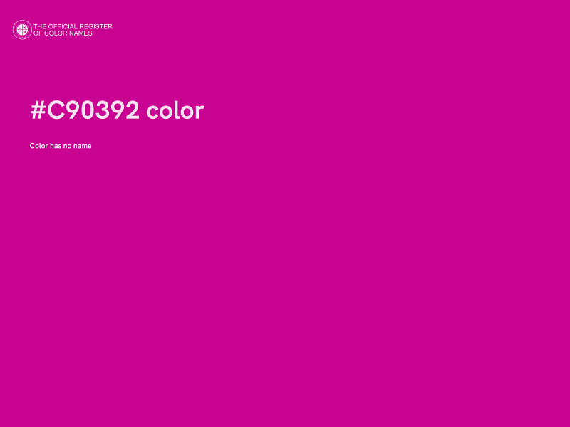 #C90392 color image