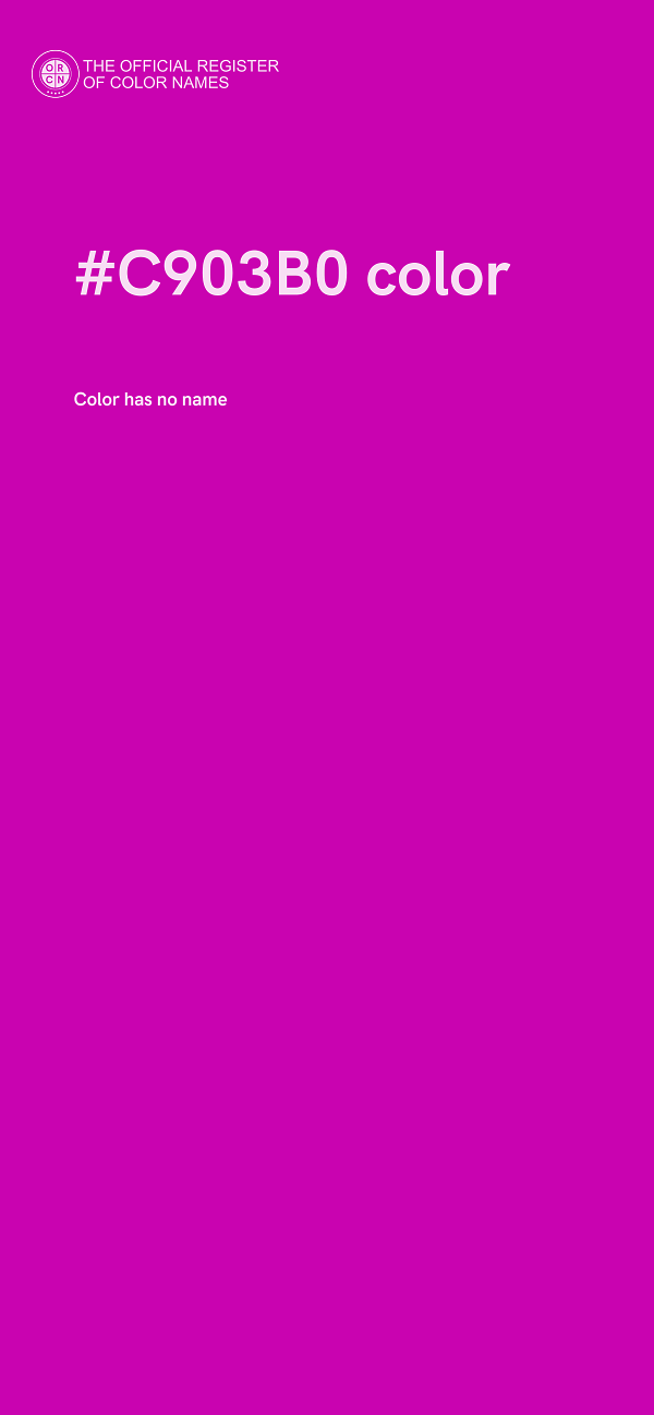 #C903B0 color image