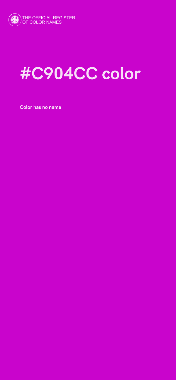 #C904CC color image