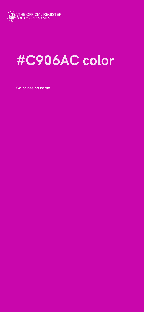 #C906AC color image