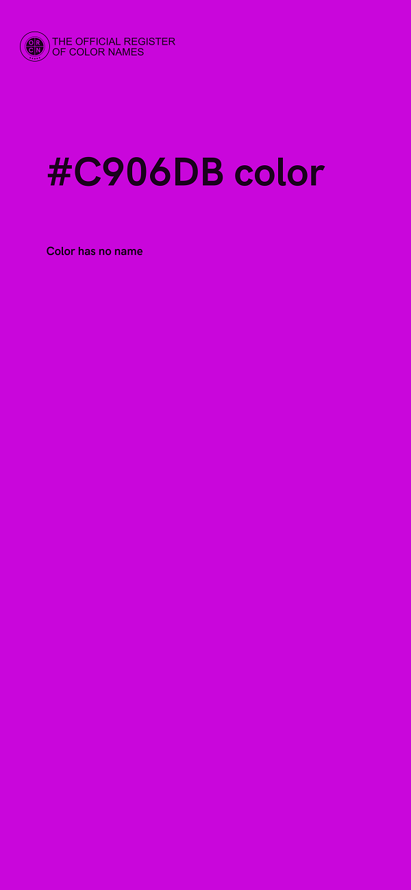 #C906DB color image