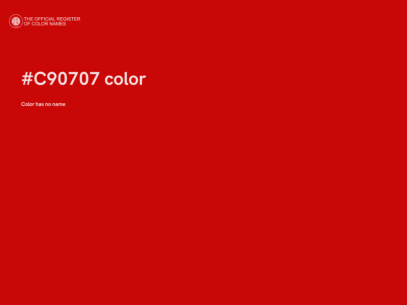 #C90707 color image
