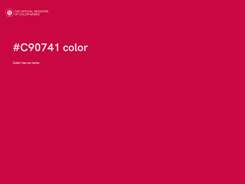 #C90741 color image