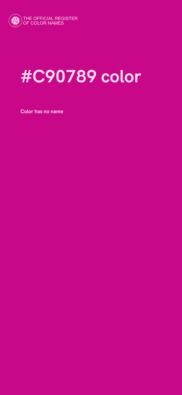 #C90789 color image