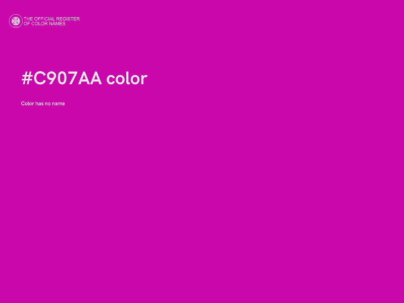 #C907AA color image