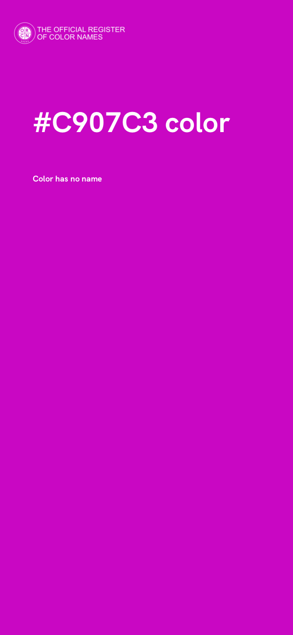 #C907C3 color image