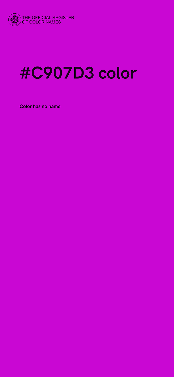 #C907D3 color image