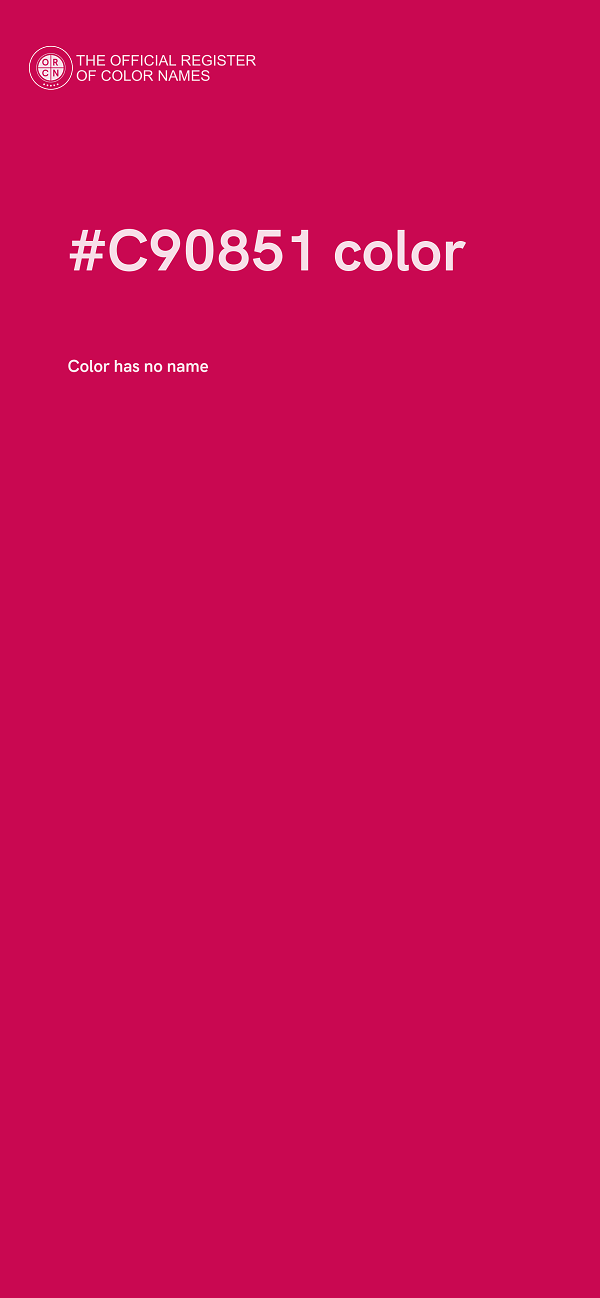 #C90851 color image