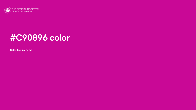 #C90896 color image