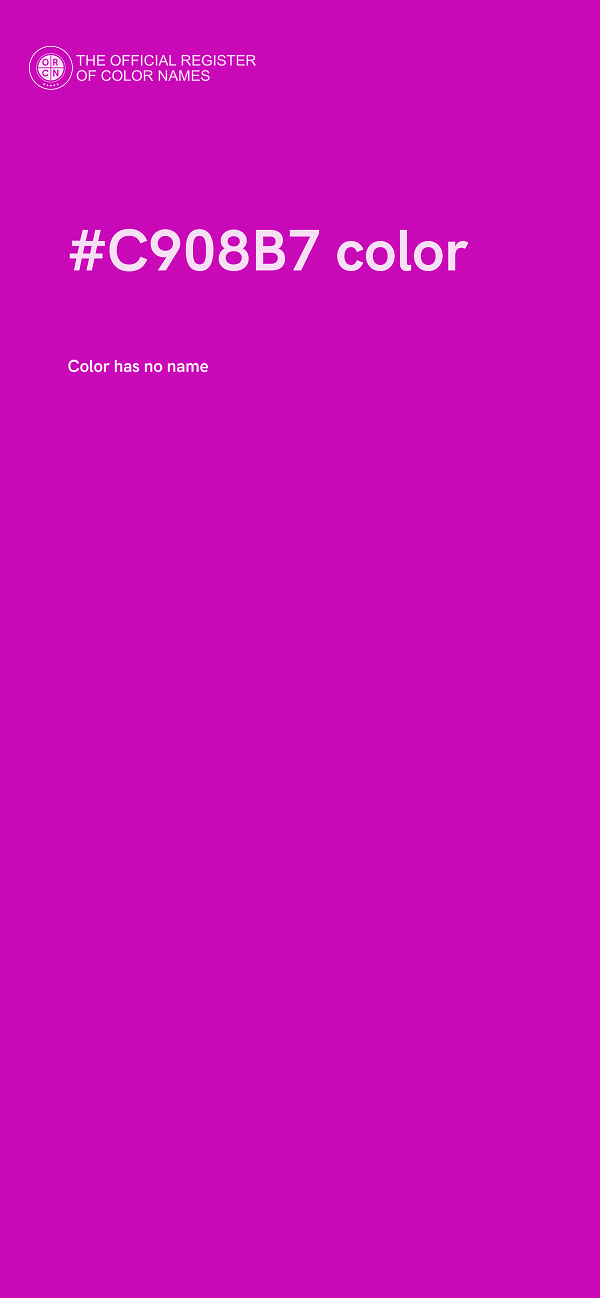 #C908B7 color image