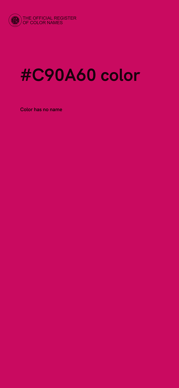 #C90A60 color image