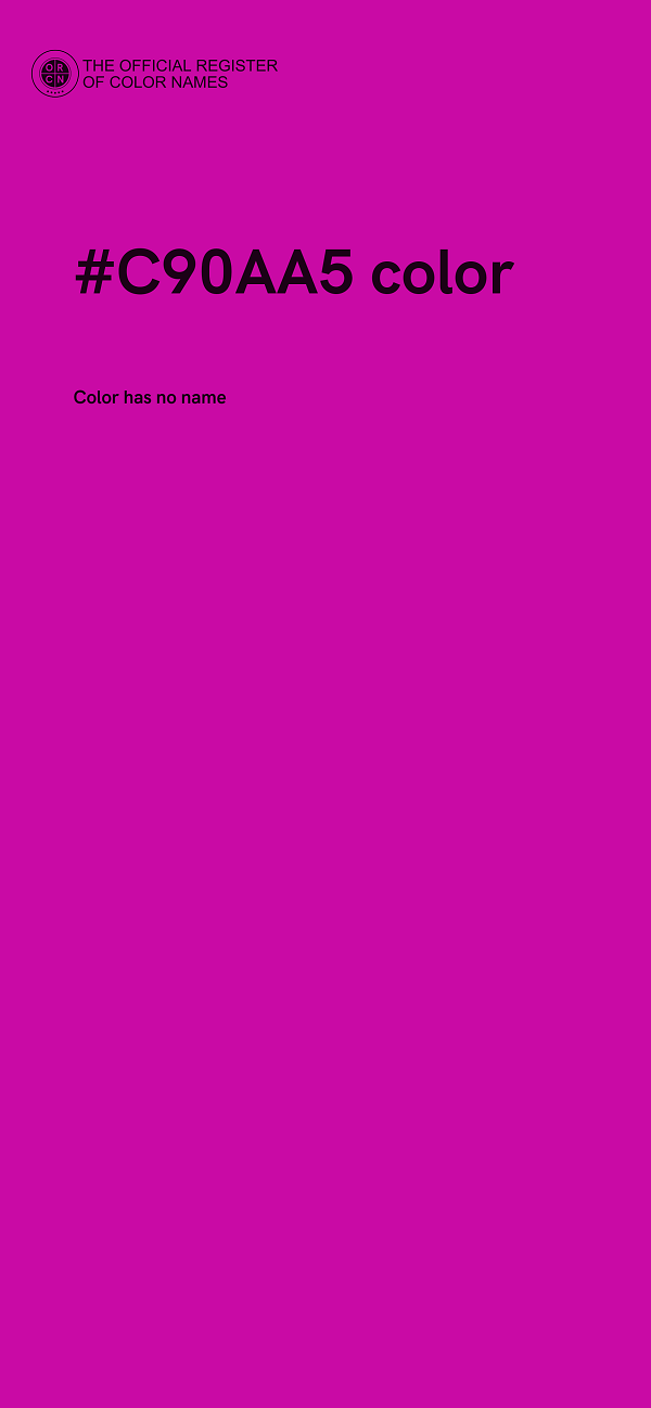 #C90AA5 color image