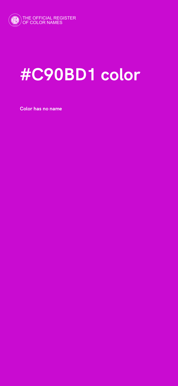 #C90BD1 color image