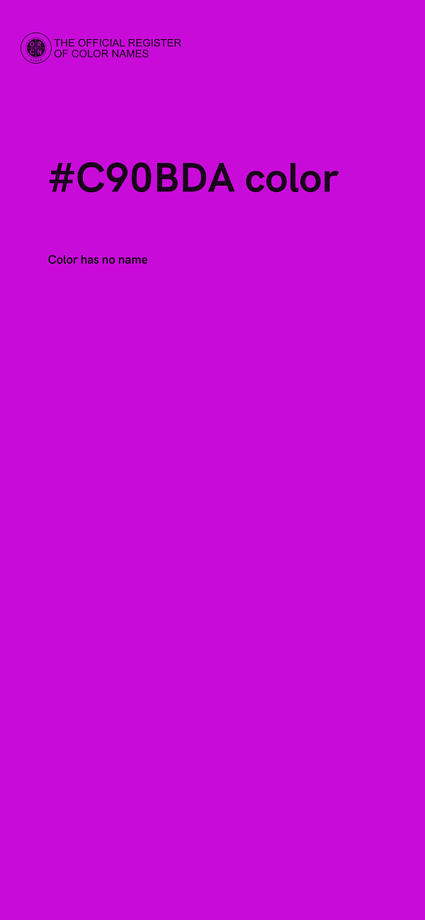#C90BDA color image