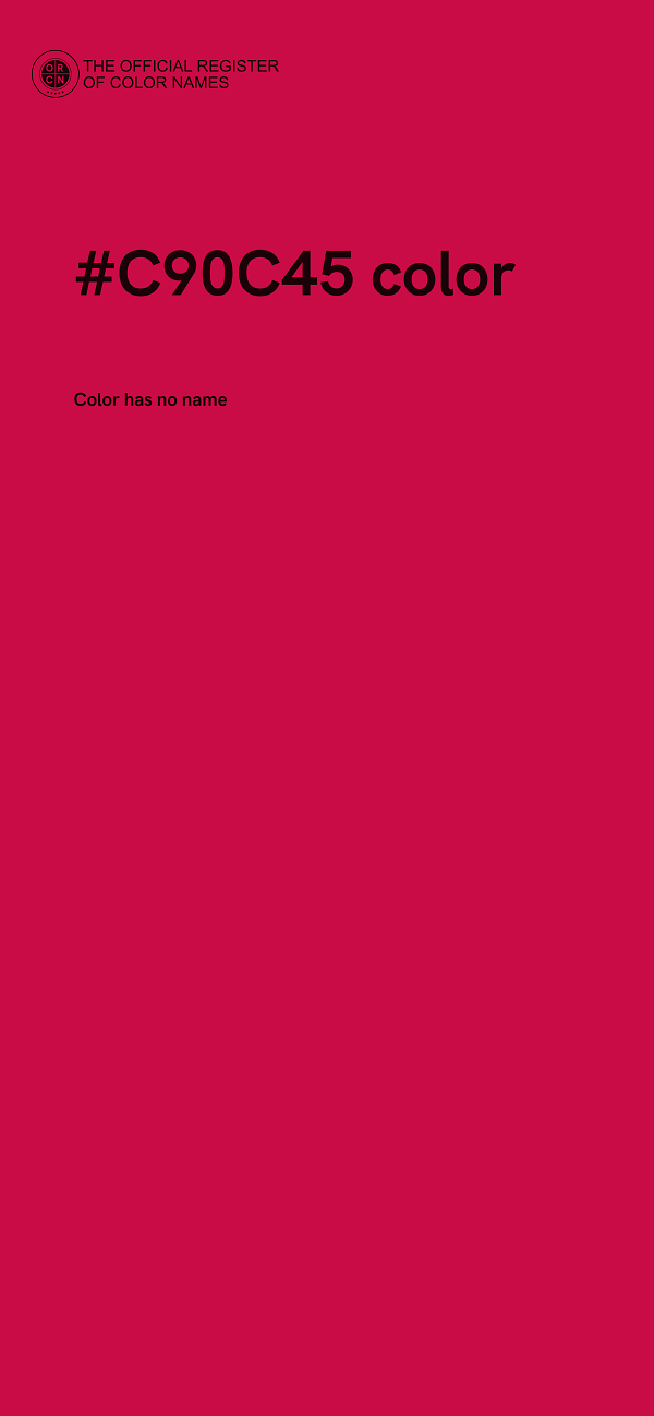 #C90C45 color image