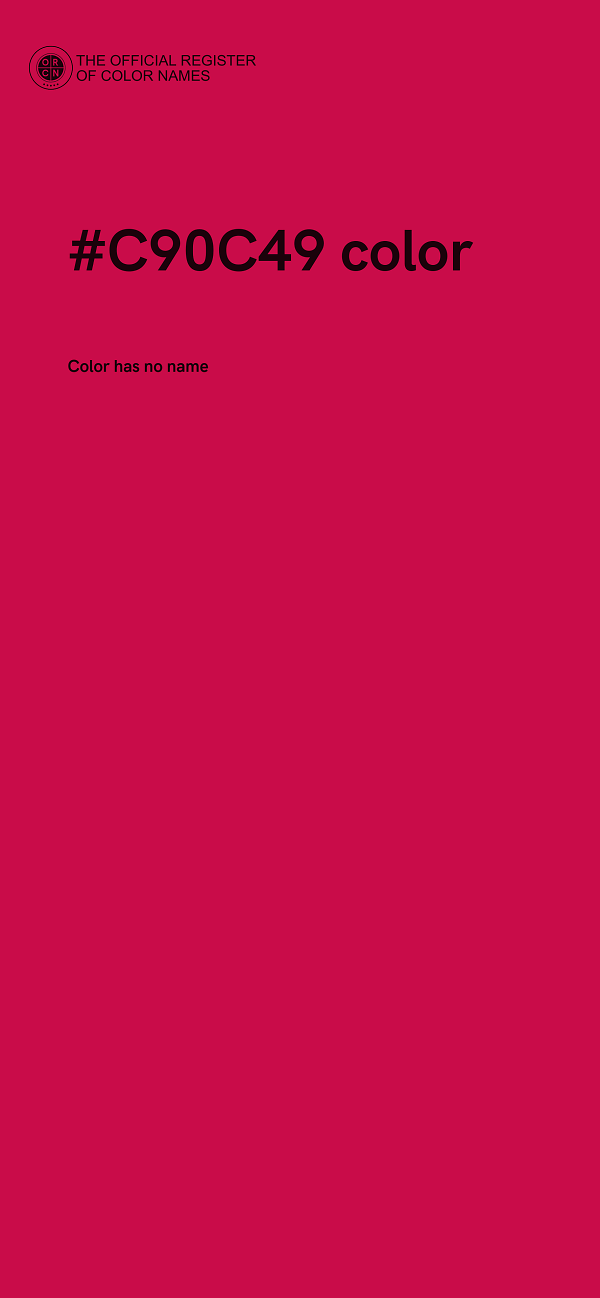 #C90C49 color image