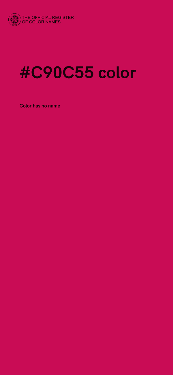 #C90C55 color image