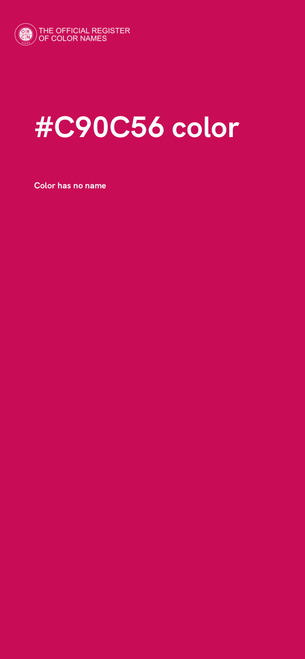 #C90C56 color image