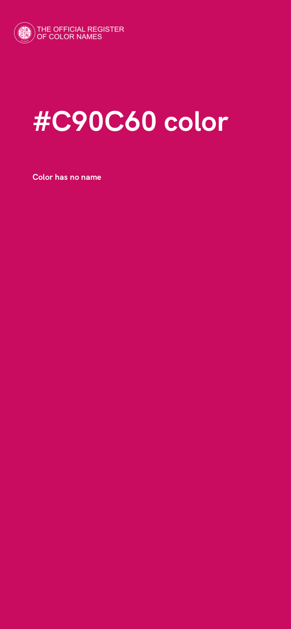 #C90C60 color image