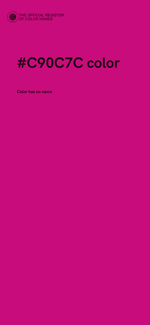 #C90C7C color image