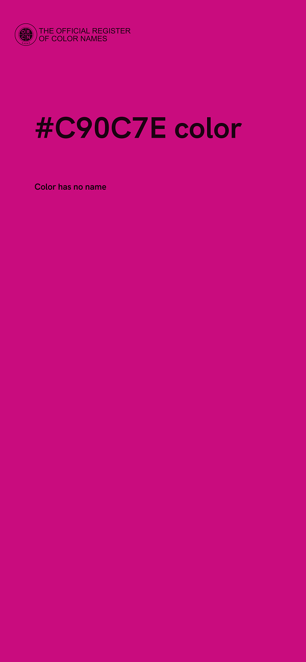 #C90C7E color image