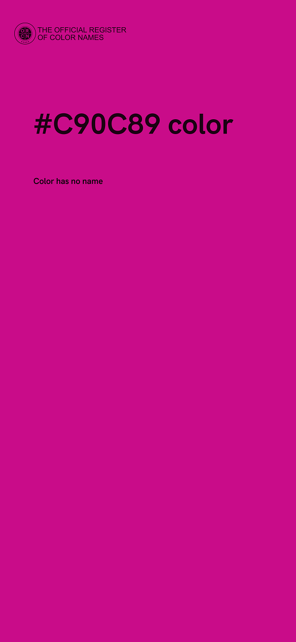 #C90C89 color image