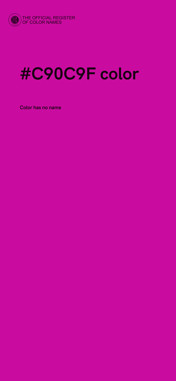 #C90C9F color image