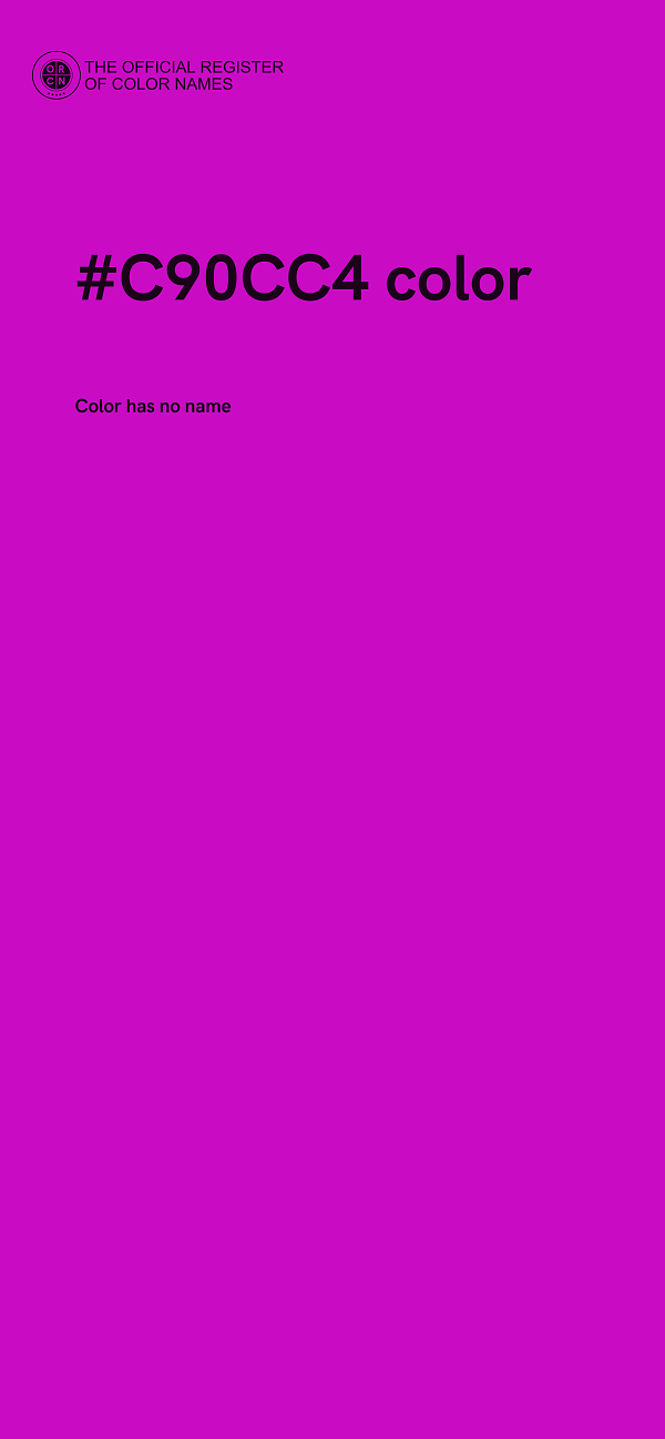 #C90CC4 color image